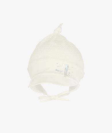 Chustka na głowę dziewczęca, wiązana, ecru, Iltom