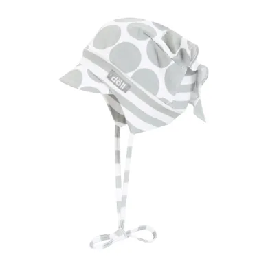 Chustka na głowę dziewczęca, wiązana, szara, Döll