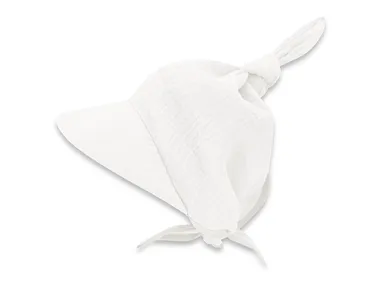 Chustka niemowlęca na głowę, ecru, MimiNu