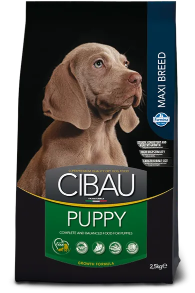 Cibau, Puppy, karma dla psów, szczenięta ras dużych, 12 kg + 2 kg