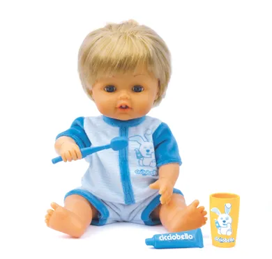 Cicciobello, lalka myje ząbki, lalka interaktywna, 35 cm