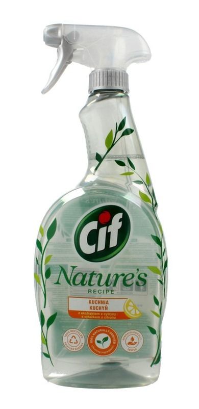 Cif, Nature's Recipe Spray, czyszczący do kuchni, 750 ml