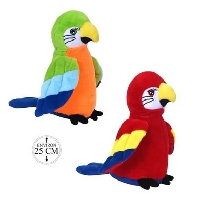 Ciuciubabka, Bozami, Papuga, maskotka, 25 cm, 1 szt.