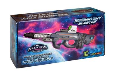 Ciuciubabka, Galactic Blasters, Kosmiczny blaster, elektryczny pistolet na piankowe dyski
