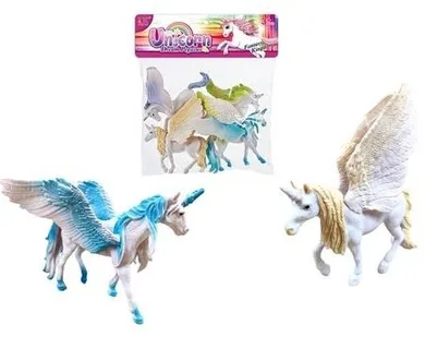 Ciuciubabka, jednorożec, figurka, 4 szt.