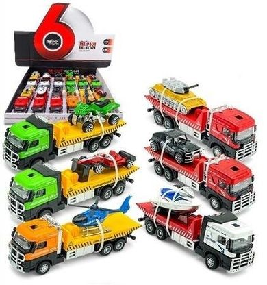 Ciuciubabka, laweta z pojazdem, z napędem, światłem i dźwiękiem, 1 szt.