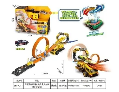 Ciuciubabka, tor z wyrzutnią + auto zmieniające kolor