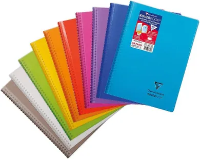 Clairefontaine, KoverBook, kołozeszyt, A4, 80 kartek, kratka, 1 szt.