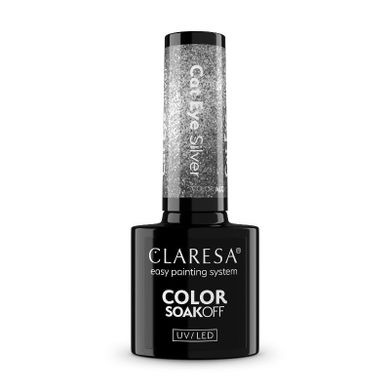 Claresa, Alchemy Cat Eay, lakier hybrydowy, silver, 5g