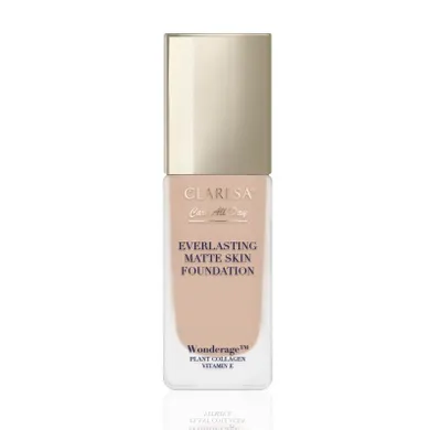 Claresa, Care All Day, Everlasting Matte Skin Foundation, podkład matująco-wygładzający, 06 natural tan, 32 ml