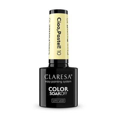 Claresa, Color Soak Off UV/LED Ciao Pastel!, lakier hybrydowy, nr 10, 5g