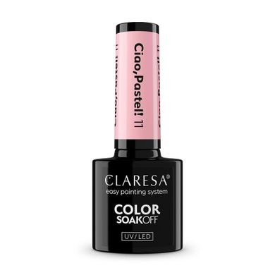 Claresa, Color Soak Off UV/LED Ciao Pastel!, lakier hybrydowy, nr 11, 5g