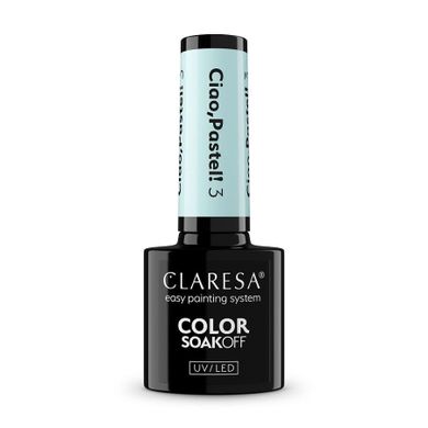 Claresa, Color Soak Off UV/LED Ciao Pastel!, lakier hybrydowy, nr 3, 5g