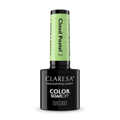 Claresa, Color Soak Off UV/LED Cloud Pastel, lakier hybrydowy, nr 2, 5g