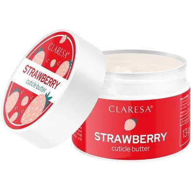 Claresa, Cuticle Butter, masełko do skórek Strawberry, 13g