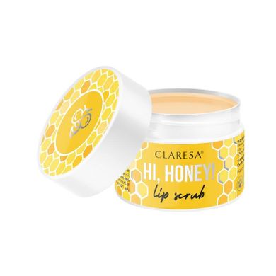 Claresa, Hi Honey, odżywczy peeling miodowy do ust, 15g