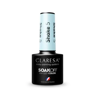 Claresa, Soak Off UV/LED Shake, lakier hybrydowy, nr 5, 5g