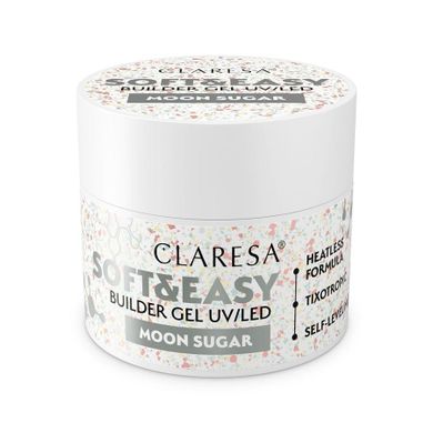 Claresa, Soft&Easy Builder Gel, żel budujący, Moon Sugar, 12g