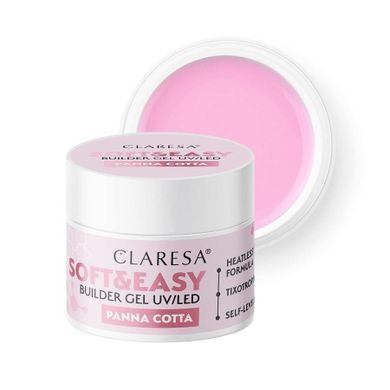 Claresa, Soft&Easy Builder Gel, żel budujący, Panna Cotta, 45g