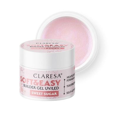 Claresa, Soft&Easy Builder Gel, żel budujący, Sweet Sugar, 45g