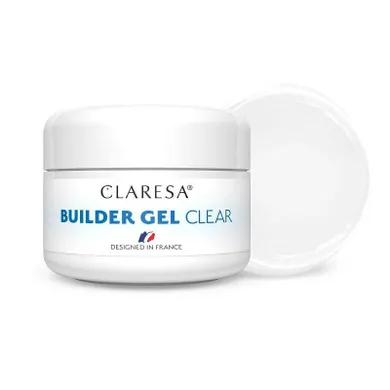 Claresa, żel budujący do paznokci builder, clear, 12g