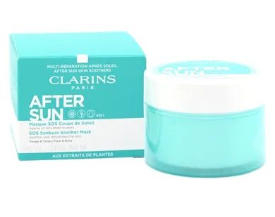 Clarins, After Sun SOS Sunburn Soother Mask, maska łagodząca po opalaniu, 100 ml