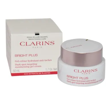 Clarins, Bright Plus Dark Spot-Targeting Moisturizing Gel Cream, krem nawilżający do twarzy, 50 ml