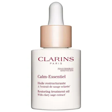 Clarins, Calm-Essentiel Restoring Treatment Oil, łagodzący olejek do twarzy, 30 ml