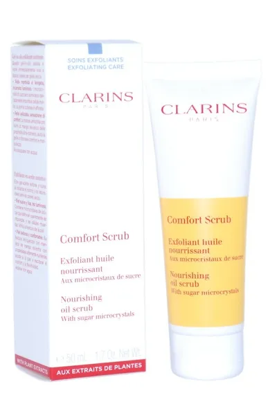 Clarins, Comfort Scrub, odżywczy peeling olejkowy do twarzy, 50 ml