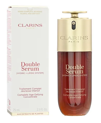 Clarins, Double Serum 9, serum przeciwstarzeniowe do twarzy, 75 ml