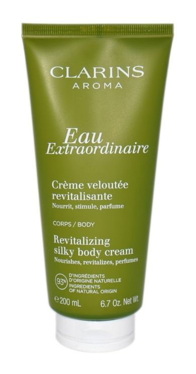 Clarins, Eau Extraordinaire Revitalizing Silky Body Cream, rewitalizujący krem do ciała, 200 ml