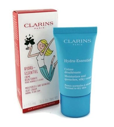 Clarins, Hydra essentiel moisturizes and quenches, krem do twarzy do cery normalnej, 15 ml