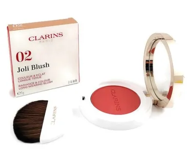 Clarins, Joli blush, róż rozświetlający, 02