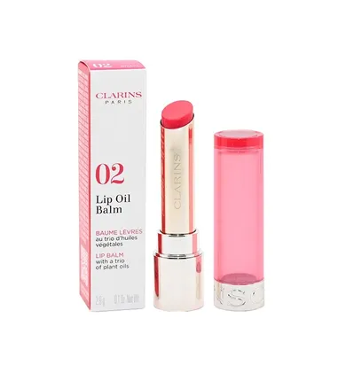 Clarins, Lip Oil Balm, odżywiający balsam do ust, 02 Flash Pink, 3 ml