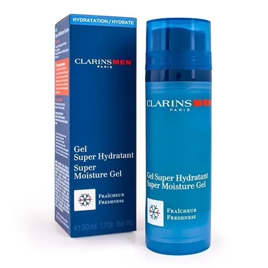 Clarins, Men gel super hydratant, żel nawilżający do twarzy50 ml