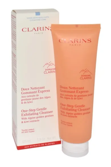 Clarins, One-Step Gentle Exfoliating Cleanser, oczyszczający peeling do twarzy, 125 ml