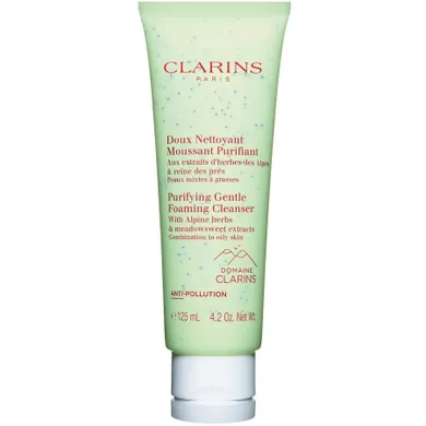 Clarins, Purifying Gentle Foaming Cleanser, delikatna pianka oczyszczająca do twarzy, 125 ml