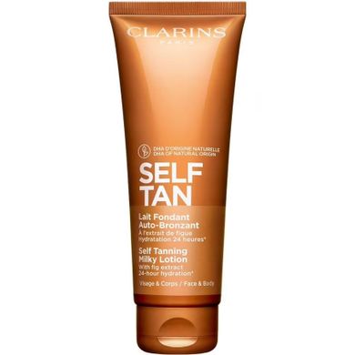 Clarins, Self Tan Self Tanning Milky Lotion, mleczny samoopalający balsam do twarzy i ciała, 125 ml