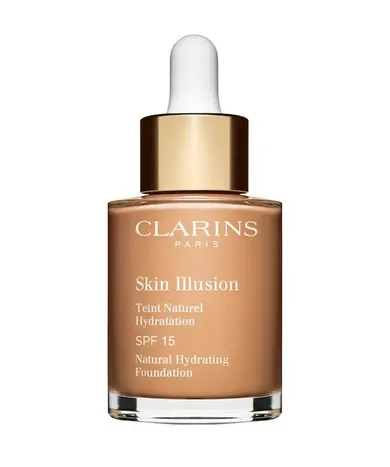 Clarins, Skin Illusion Natural Hydrating Foundation SPF 15, podkład do twarzy, nr 108.5 Cashew, 30 ml