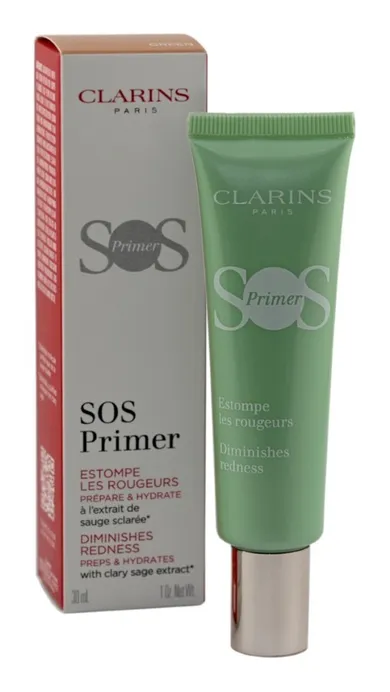 Clarins, Sos, Primer, baza, zielony, 30 ml