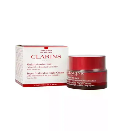 Clarins, Super Restorative Night Cream, krem do twarzy, 50 ml