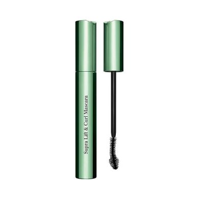 Clarins, Supra Lift&Curl Mascara, wodoodporny tusz wydłużający rzęsy, 01 Black, 8 ml