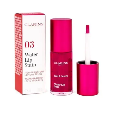 Clarins, Water lip stain, koloryzująca woda do ust, 03 water red, 7 ml