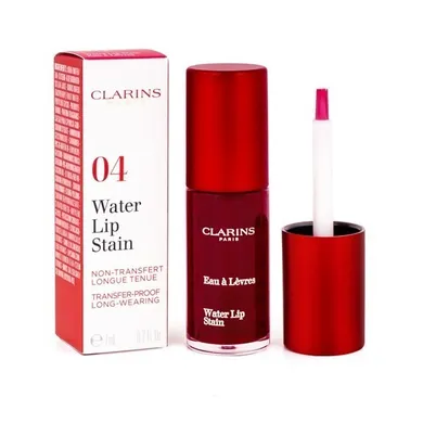 Clarins, Water lip stain, koloryzująca woda do ust, 04 water violet, 7 ml