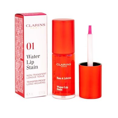 Clarins, Water Lip Stain, koloryzująca woda do ust, nr 01 Water Pink, 7 ml