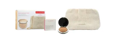 Clarins, zestaw: Poudre Soleil, bronzer, nr 25, 10g + kosmetyczka