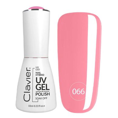 Clavier, Luxury, lakier hybrydowy, 066 Fizzy Pink Love, 10 ml