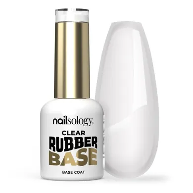 Clavier, Nailsology Clear Rubber BaseG, baza kauczukowa, 8 ml