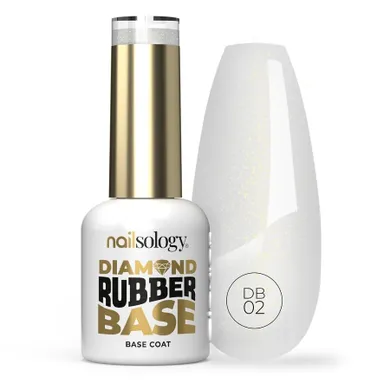 Clavier, Nailsology Diamond Rubber Base, baza hybrydowa, DB02 Beach Babe, 8 ml