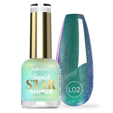 Clavier, Nailsology Liquid Star Shiner, pyłek w płynie, L02 Lacerta, 8 ml